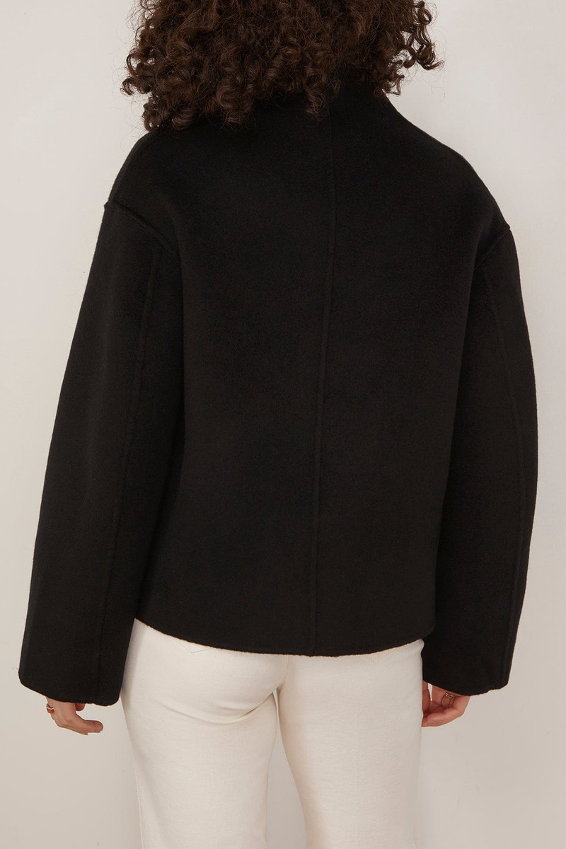 Meyer Double Breasted Jacket in Black 4
