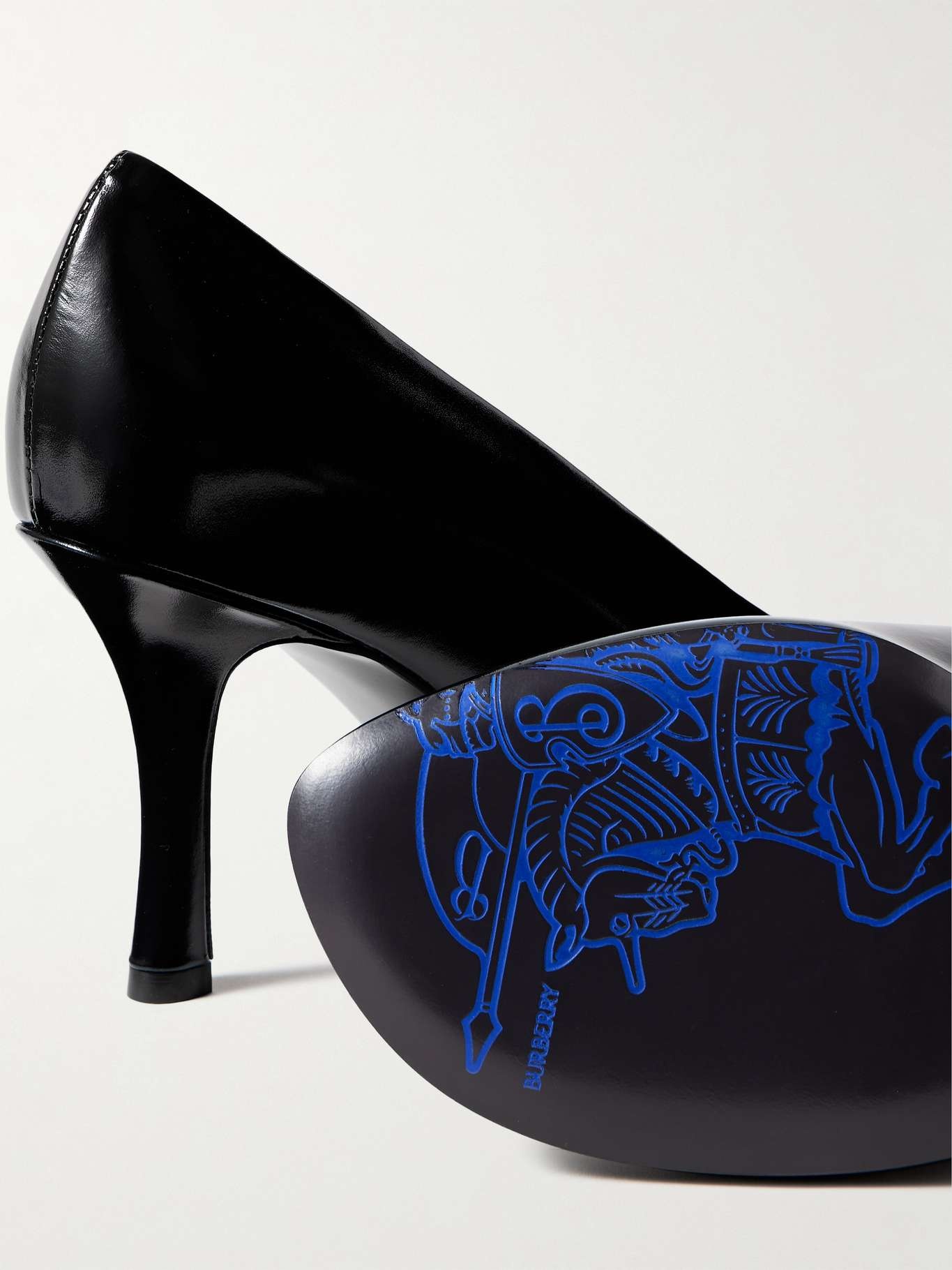 Glossed-leather pumps - 4