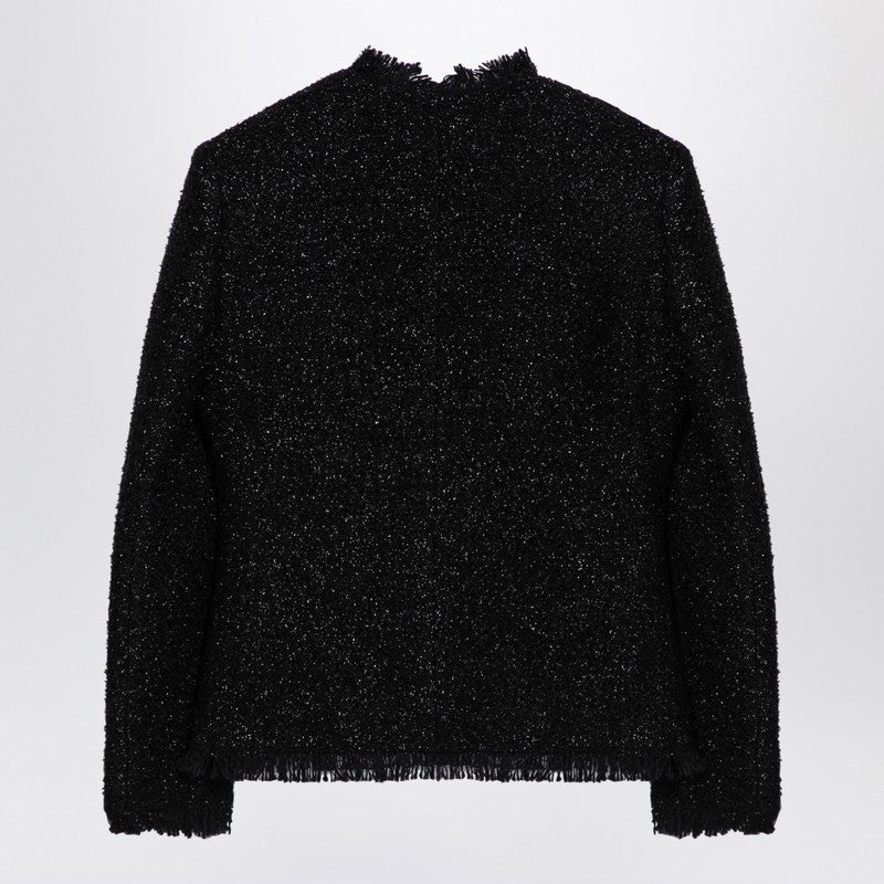 Givenchy Black Tweed And Lurex Jacket Women - 2