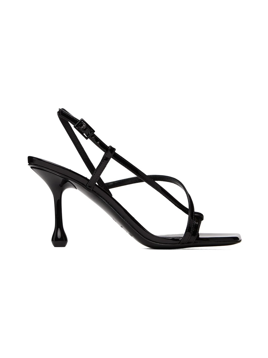 Black Etana 80 Heeled Sandals - 1