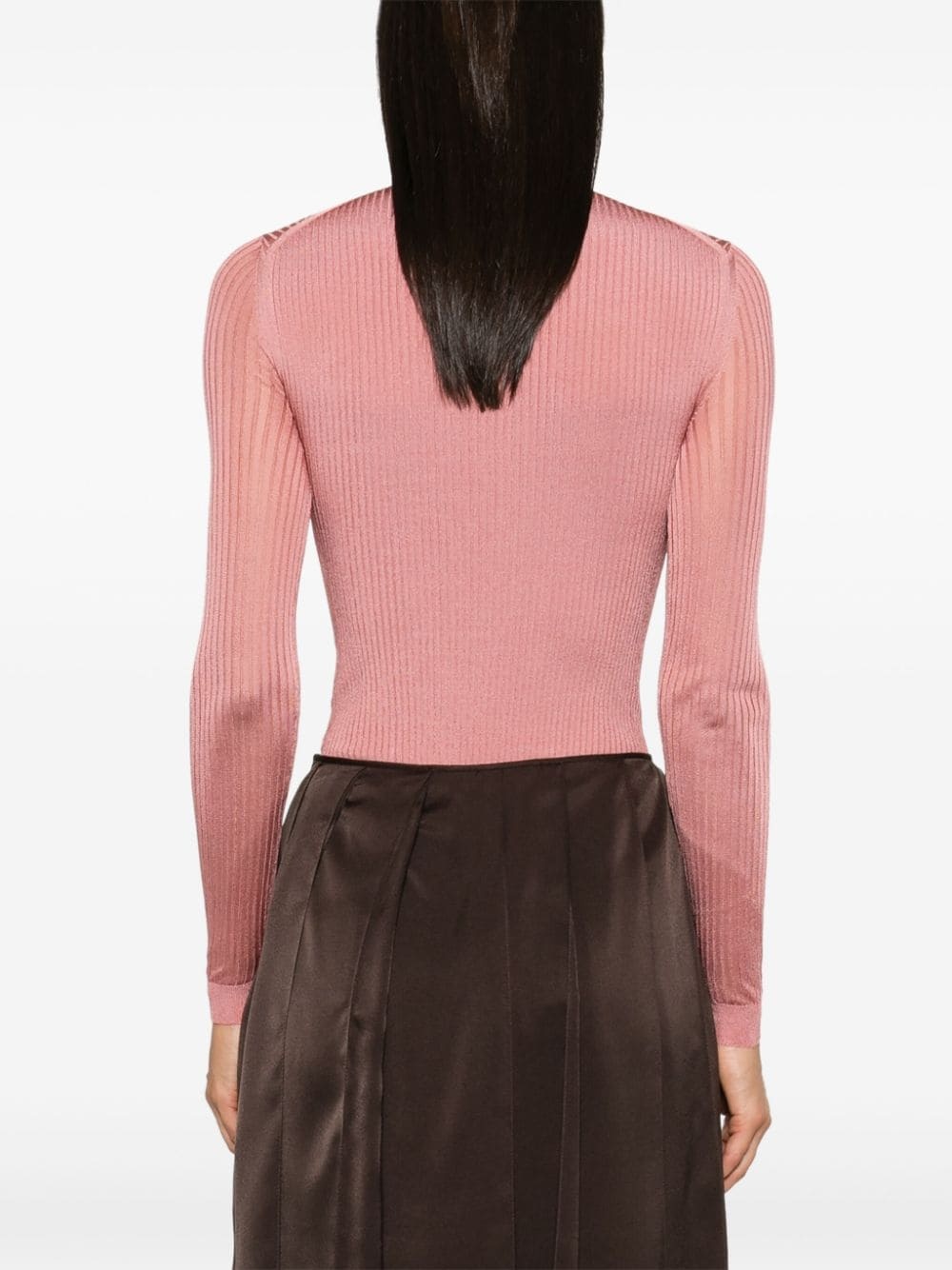 fine-ribbed bodysuit - 4