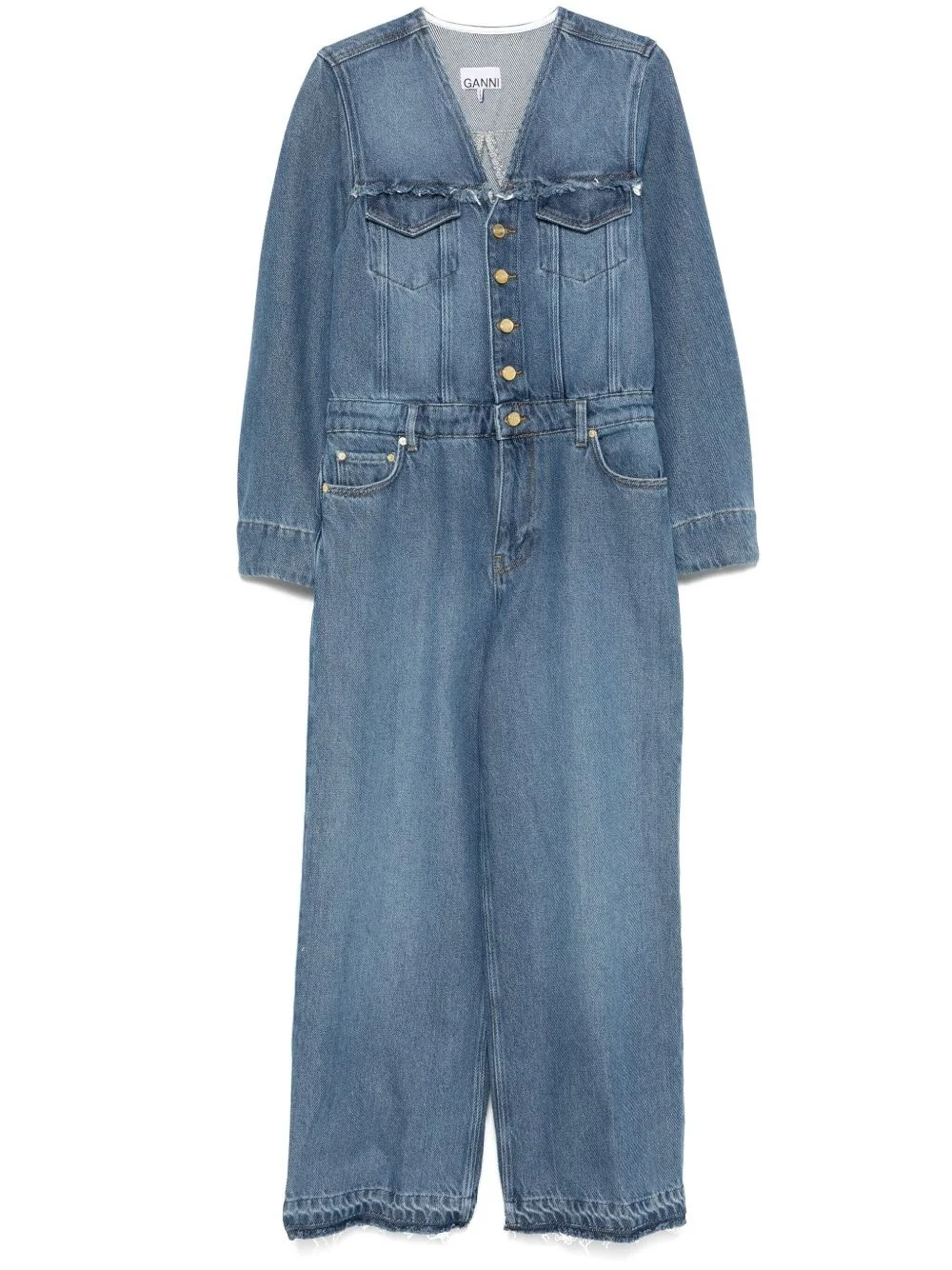 denim jumpsuit - 1