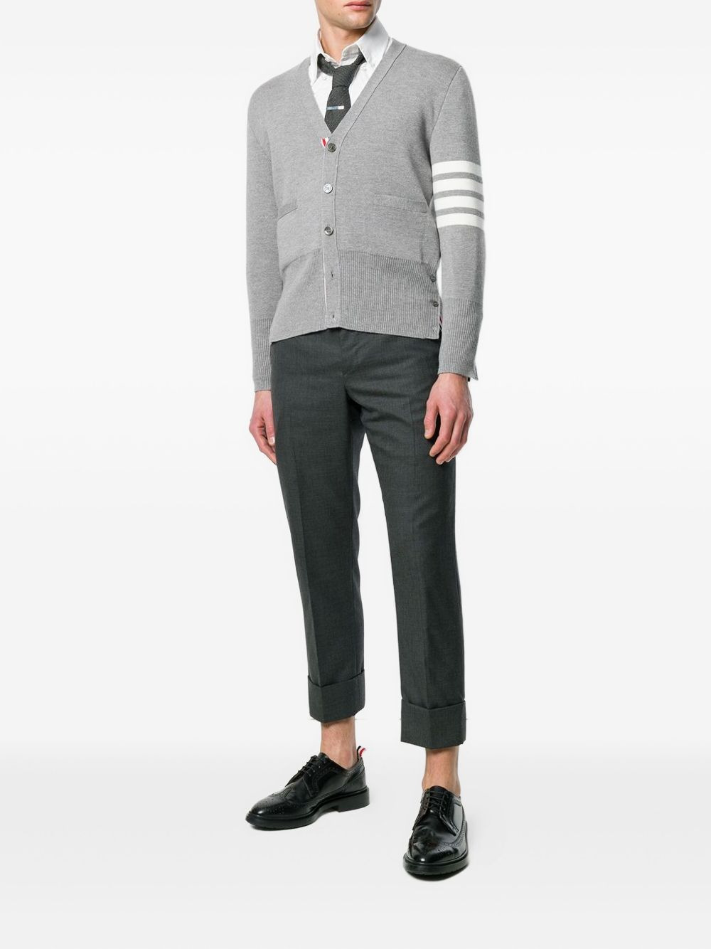 4-Bar Milano Stitch Cardigan - 2