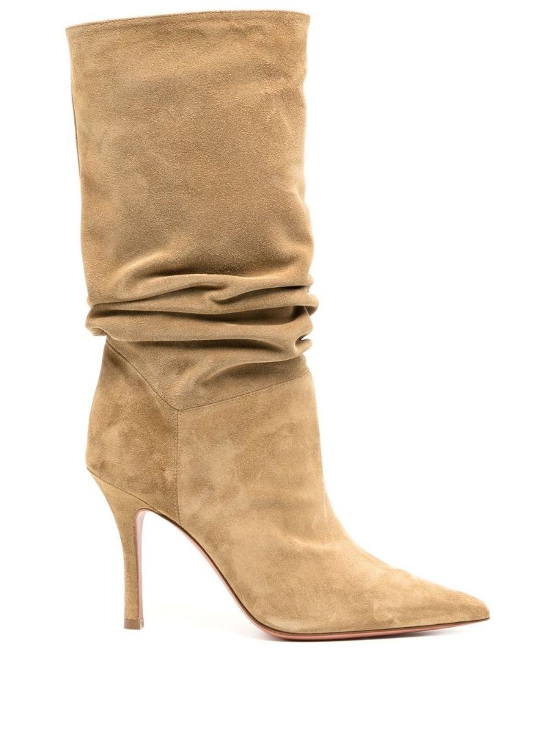 Ida 95mm suede boots - 1