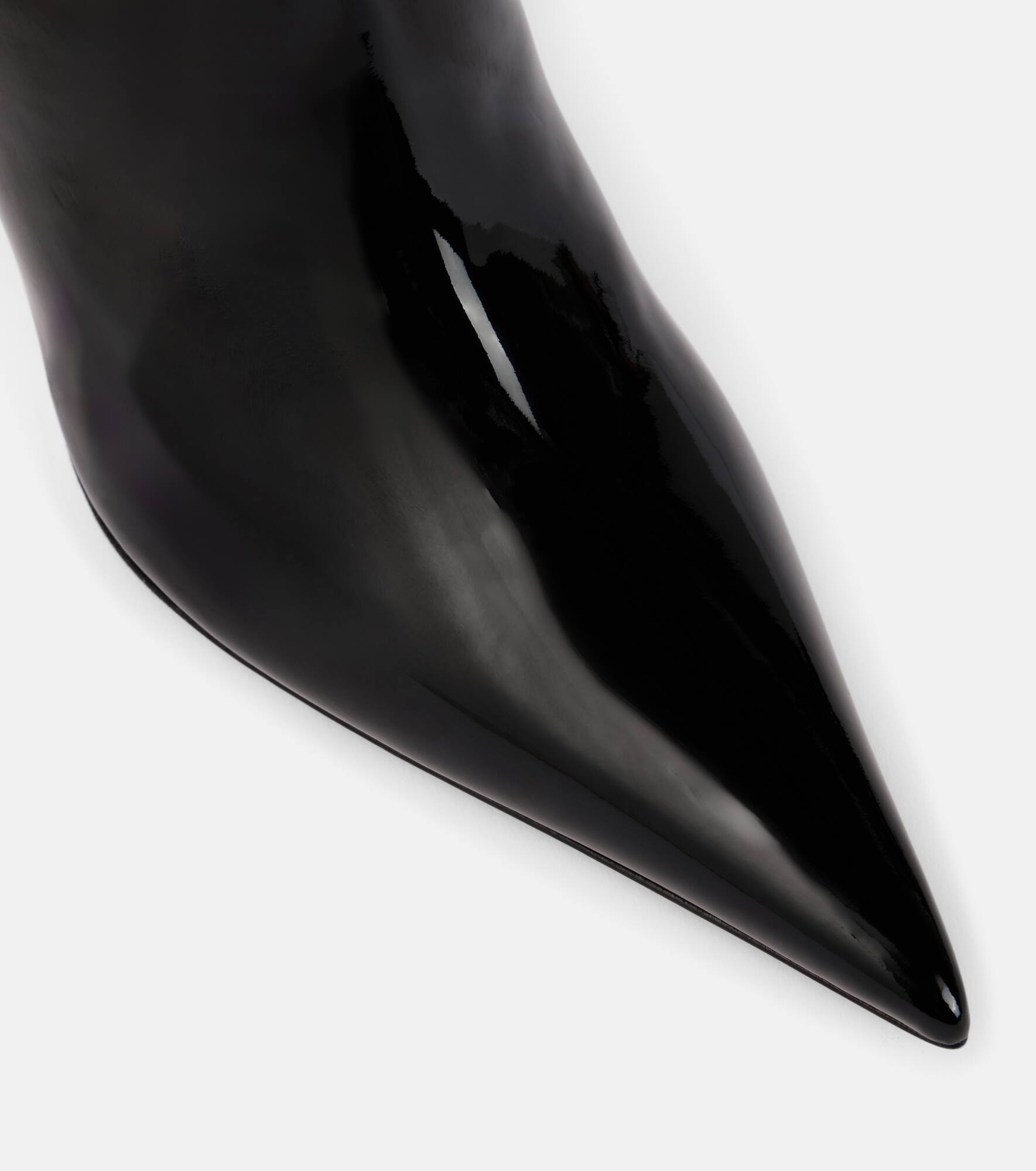 Barbara 90 patent leather knee-high boots - 5