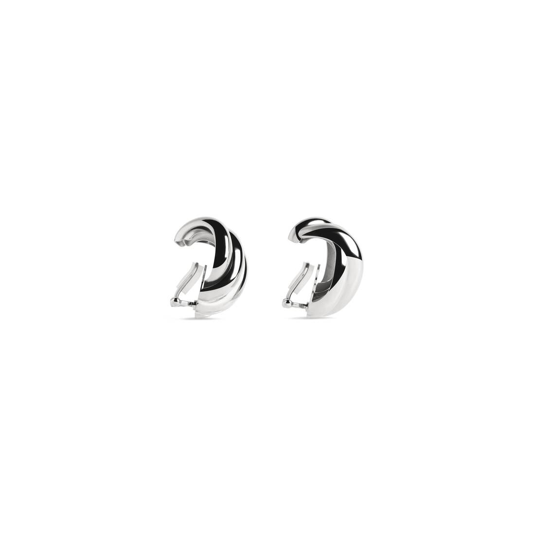 Women's Saturne Earrings in Silver - 3