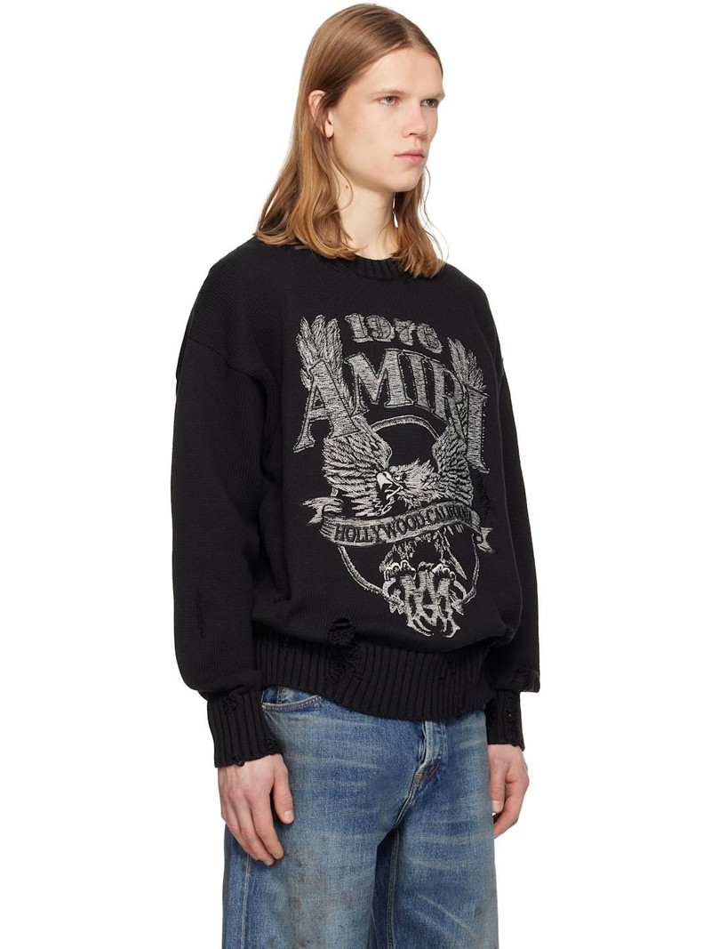 Black AMIRI Eagle Sweater 2