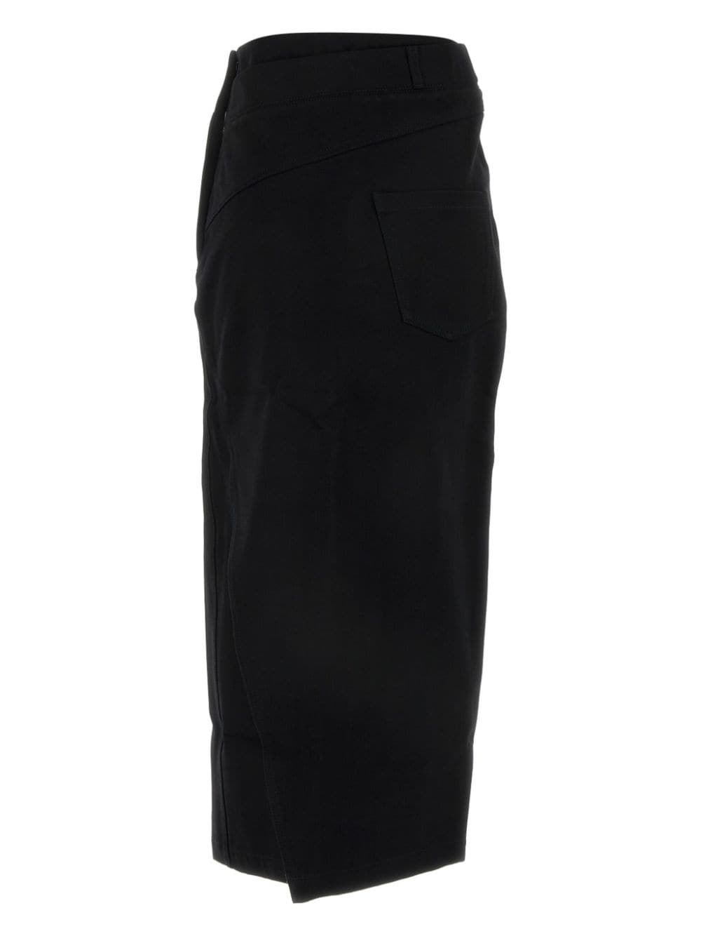 deconstructed-design midi skirt - 2