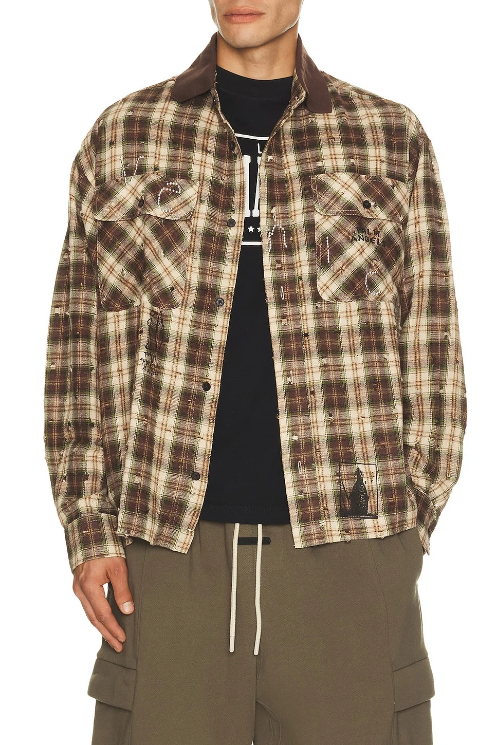 Surfer Dream Check Loose Shirt - 1
