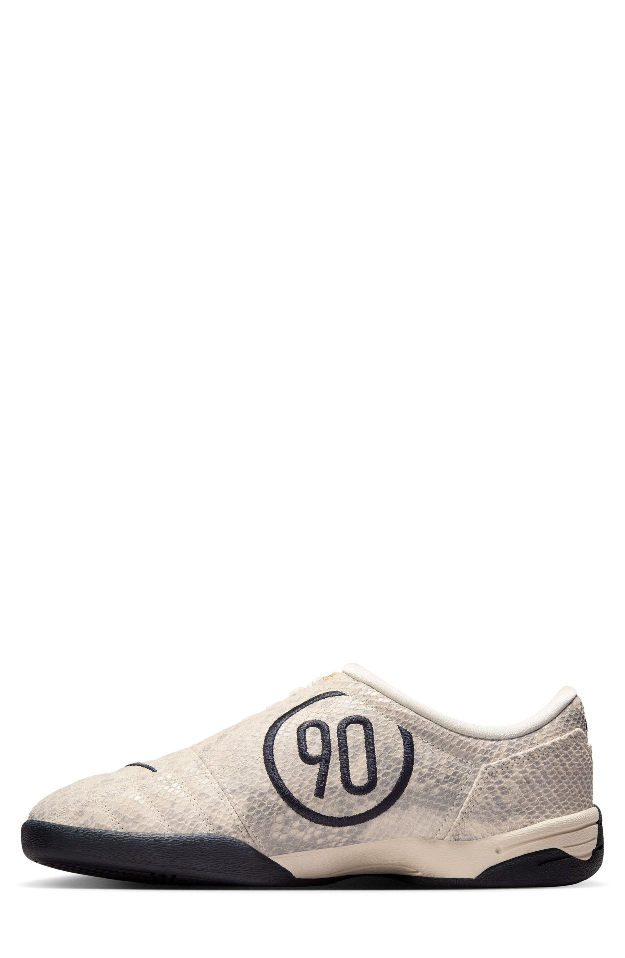 Nike Total 90 Soccer Sneaker in Pale Ivory/Black/Ivory/Gold at Nordstrom - 6