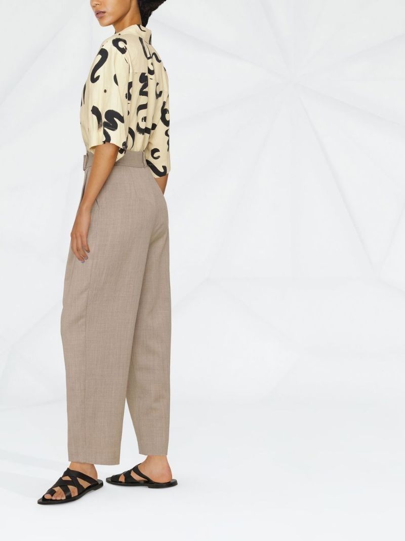 Deep Pleat wool trousers - 3