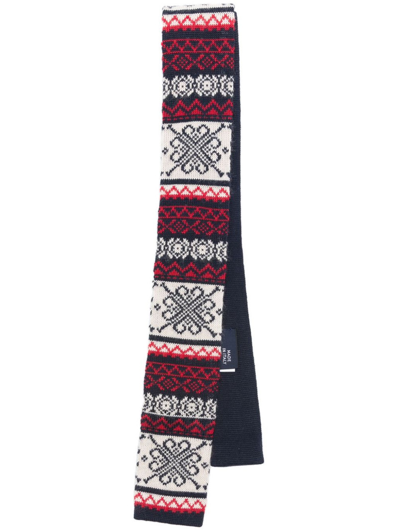 fair-isle knit tie 1