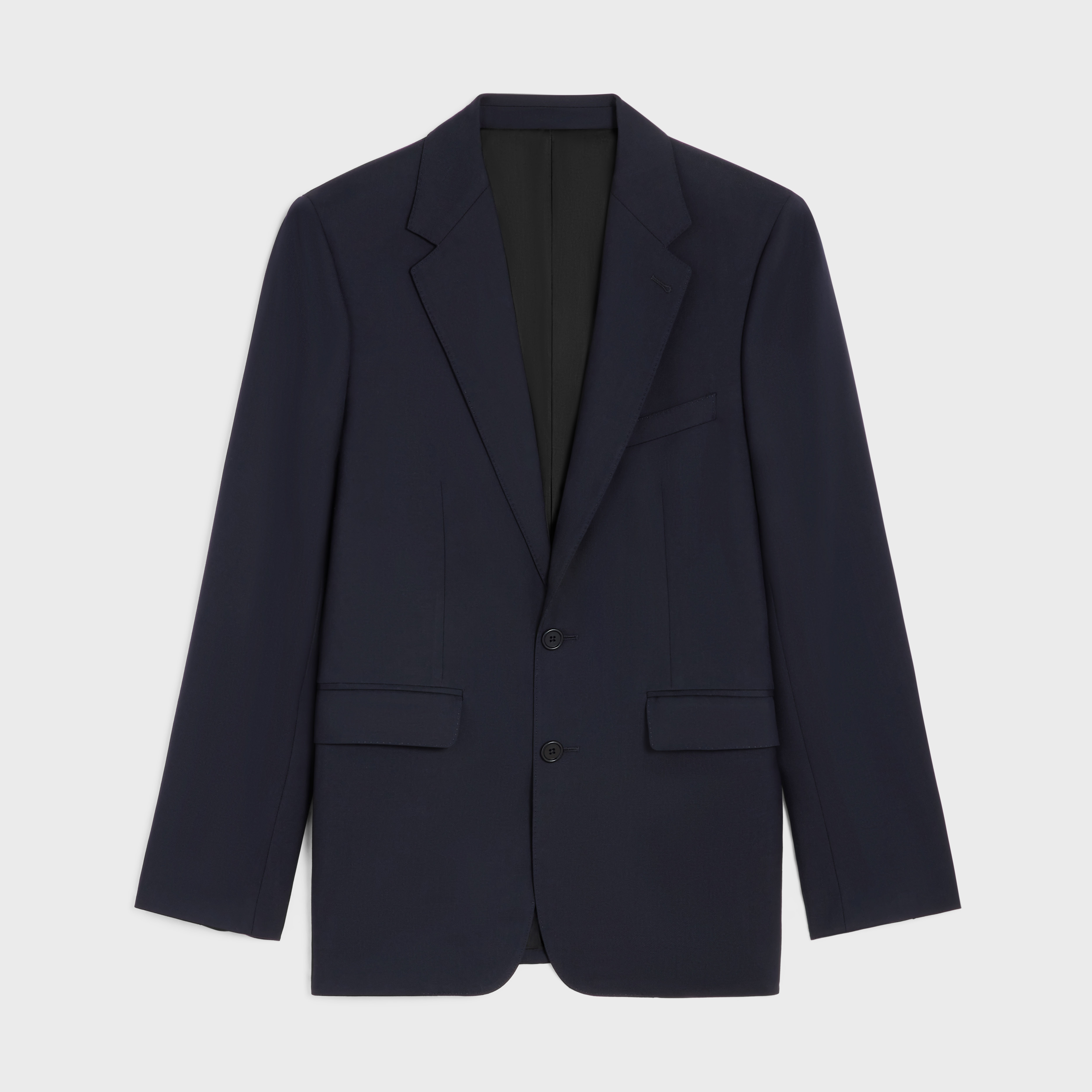CELINE Classic jacket in wool gabardine | REVERSIBLE