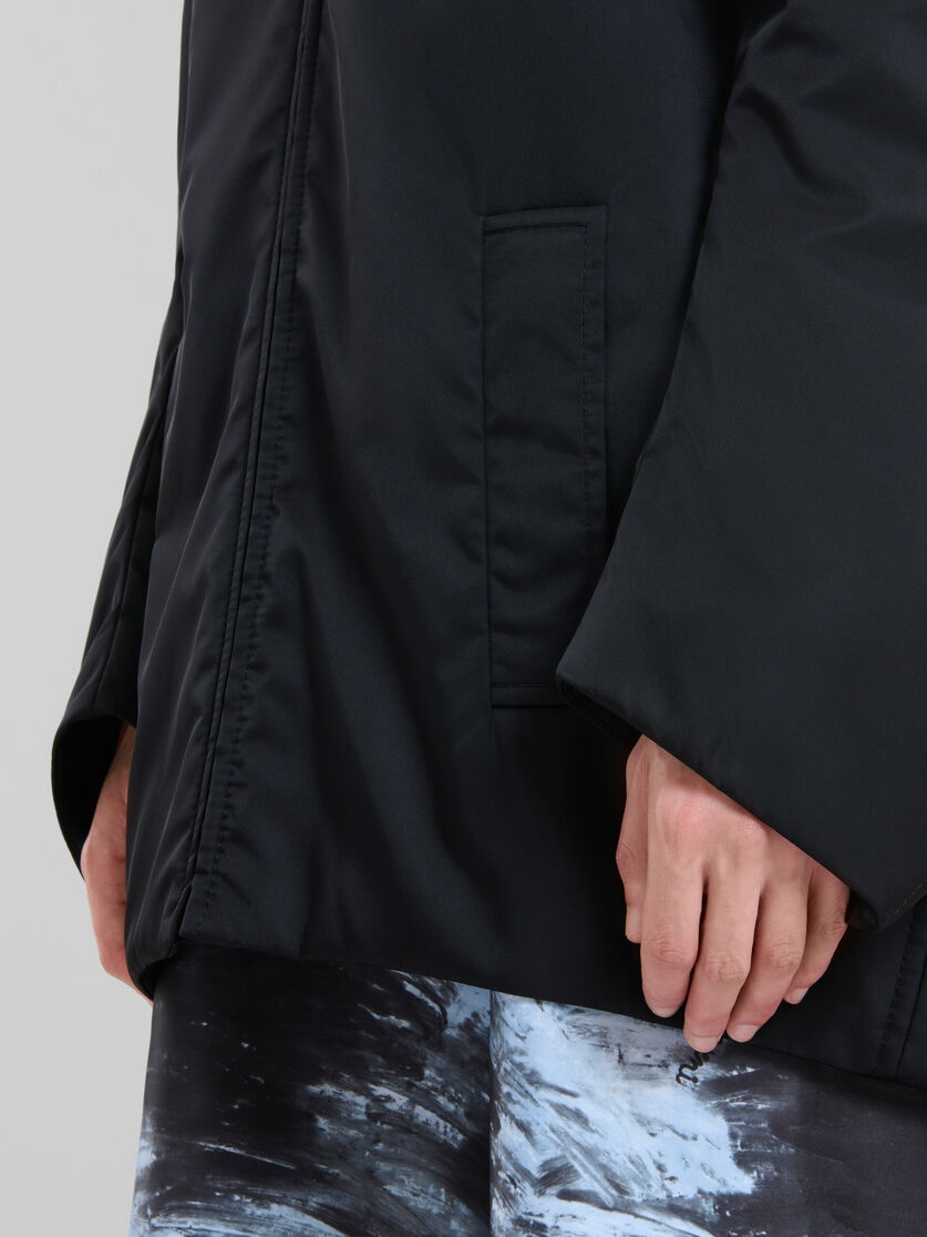 BLACK TWILL PARKA - 5