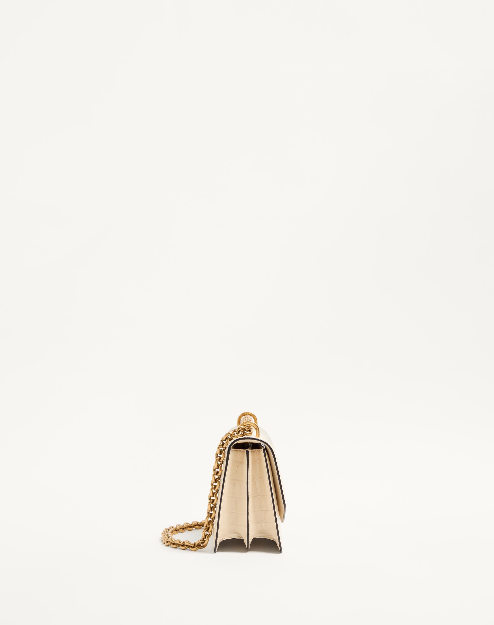 VALENTINO GARAVANI VAIN SMALL SHOULDER BAG IN CROCODILE LEATHER - 3