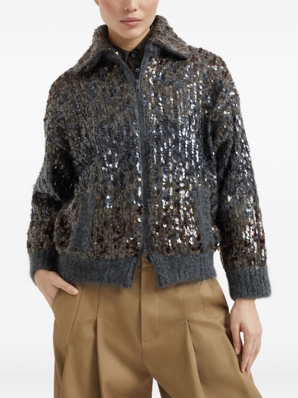 Dazzling embroidered cardigan - 3