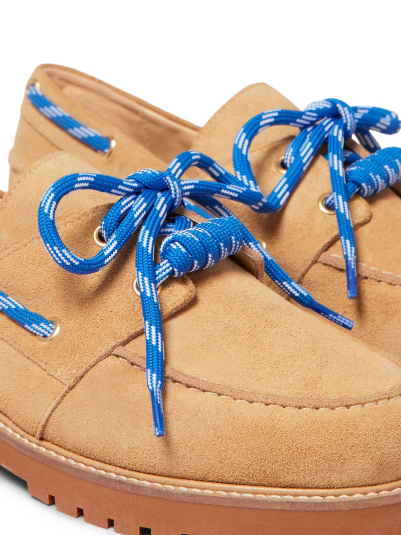lace-up fastening boat shoes 5