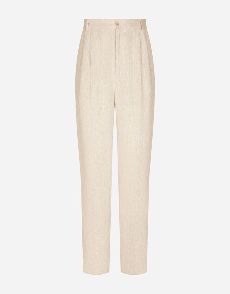 Tailored linen pants - 1