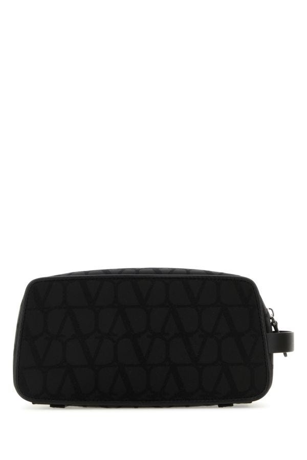 クラッチバッグ Valentino Garavani Black Toile Iconographe Beauty Case Valentino Black Toile Iconographe Beauty Case | ModeSens
