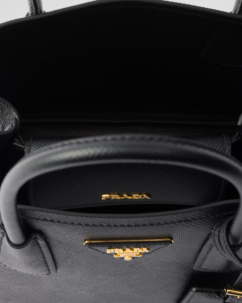 작은 Prada Double Saffiano 가죽 가방 4