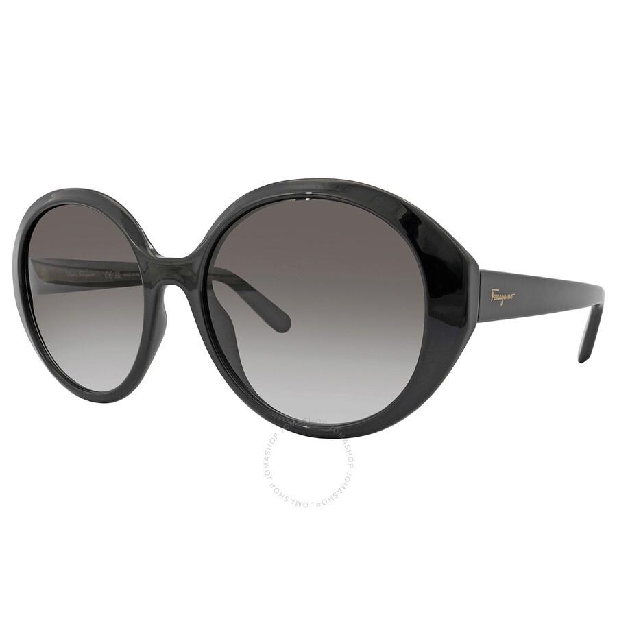 Salvatore Ferragamo Grey Gradient Round Men's Sunglasses SF1067S 001 57 - 5