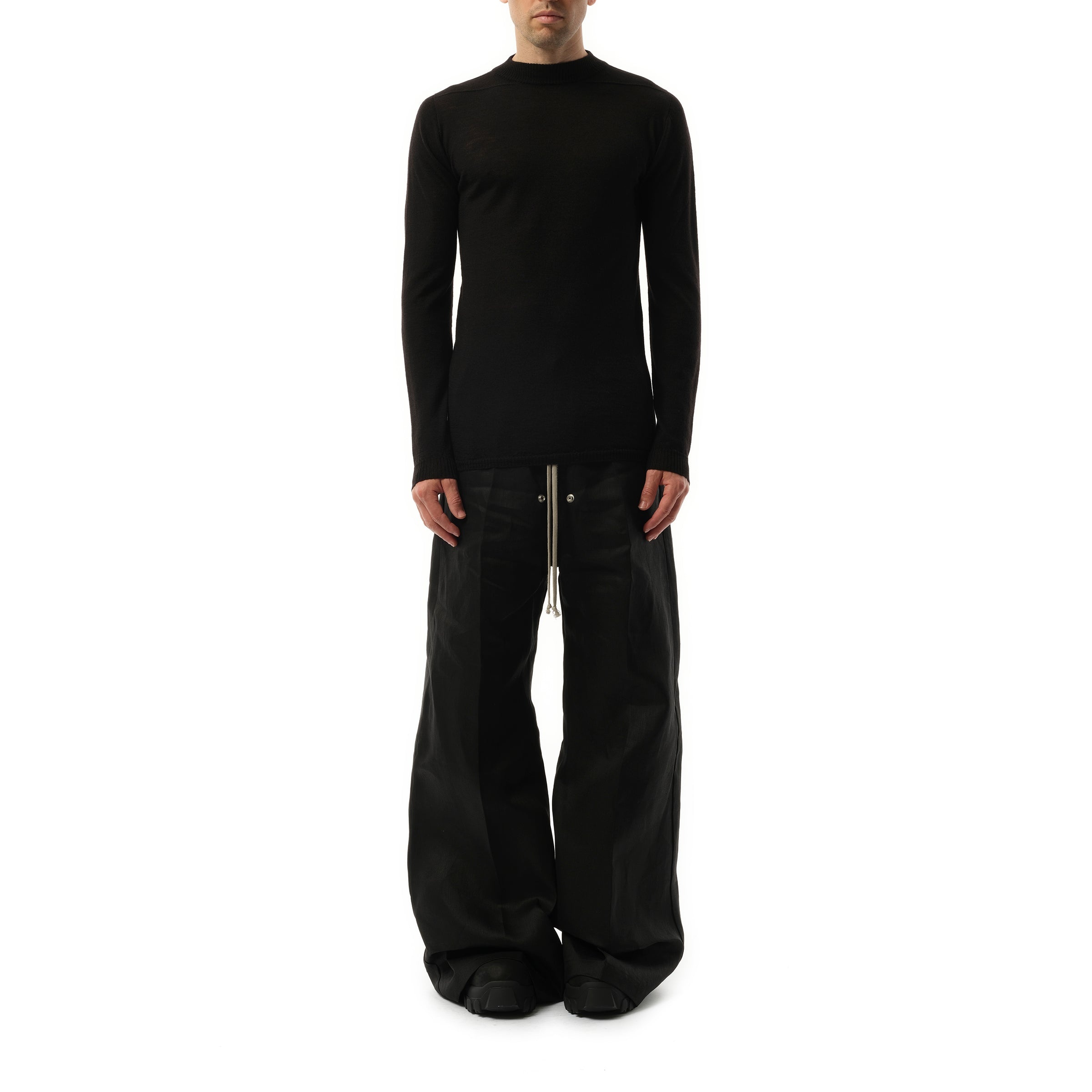 Level Lupetto Sweater in Black - 4