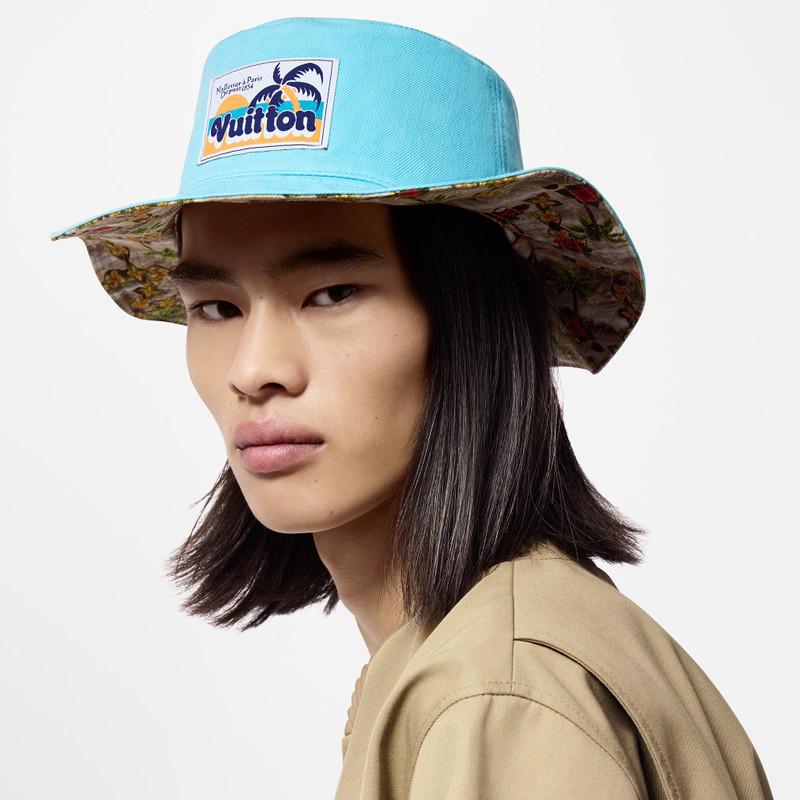 Surfin' Monogram Explorer Reversible Bucket Hat 4