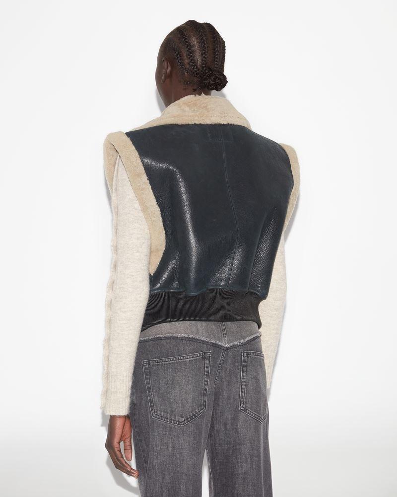 AVIEL SHEARLING COAT 5