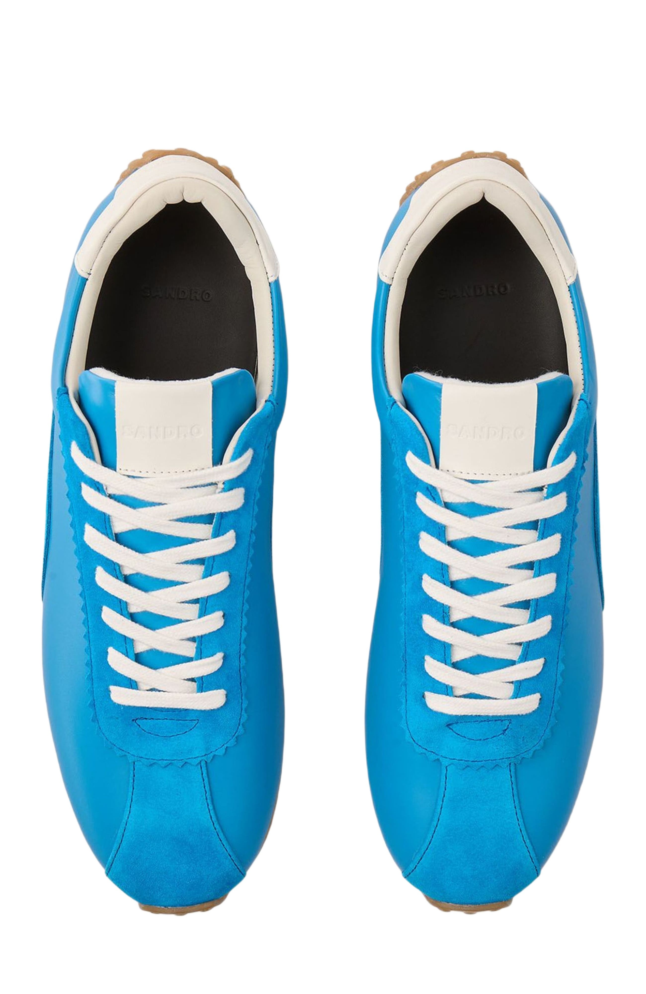 SANDRO Low-top trainers in Azur. at Nordstrom - 3