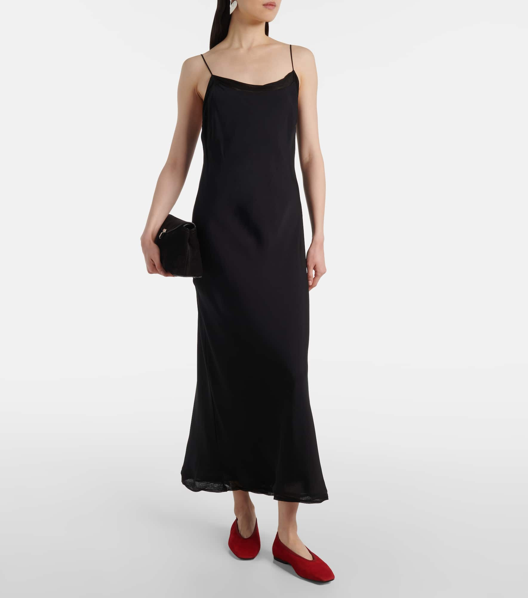 Silk satin slip dress - 2