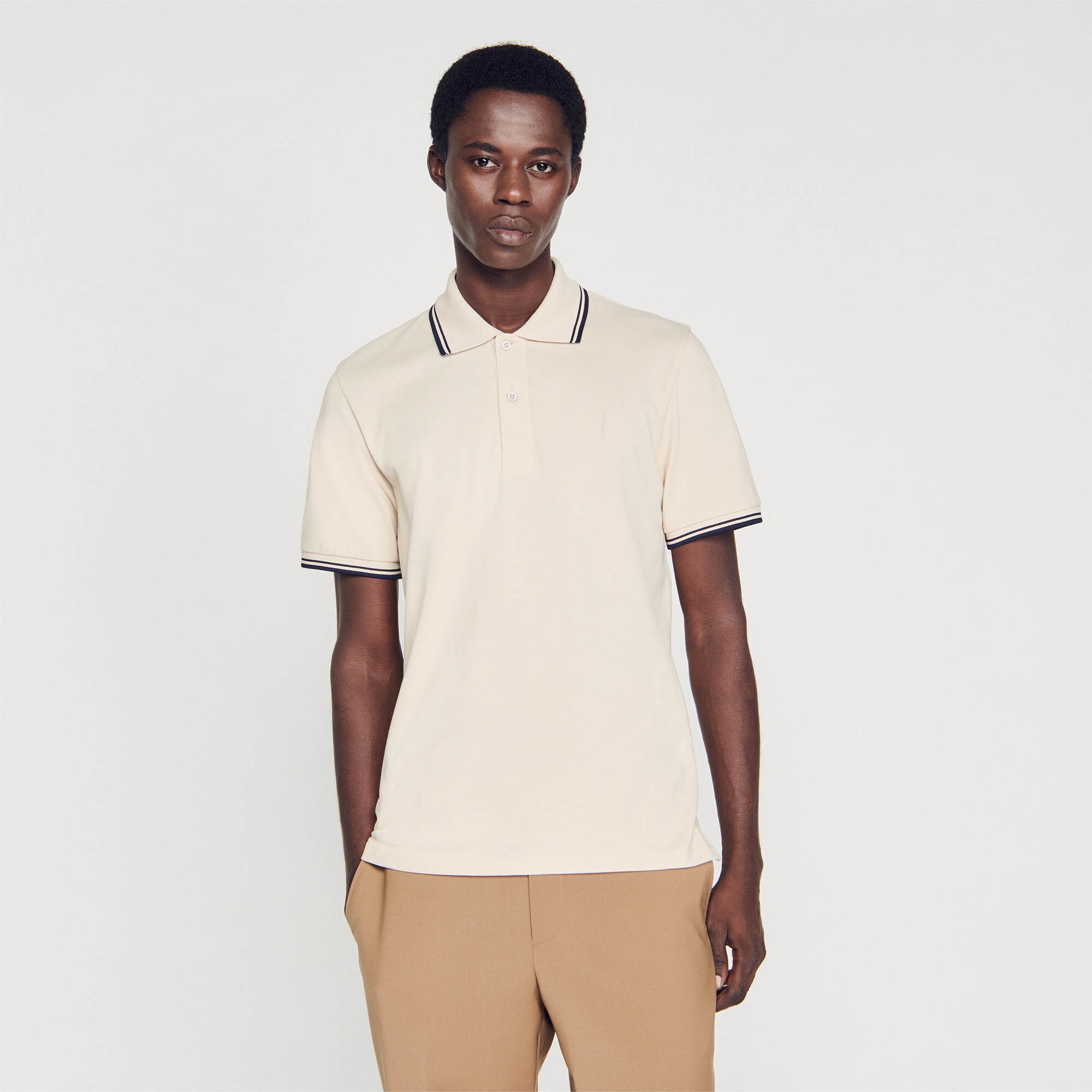 COTTON PIQUÉ POLO SHIRT - 5