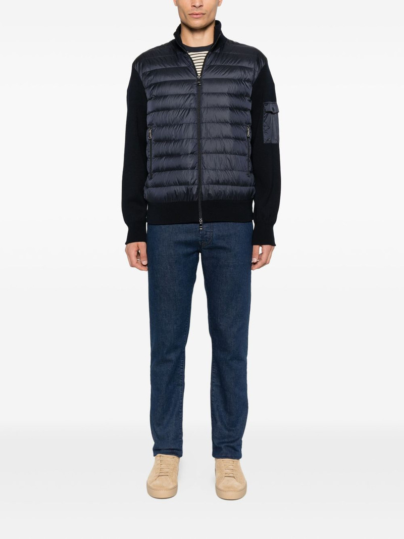 Paul & Shark quilted wool-sleeve jacket outlook