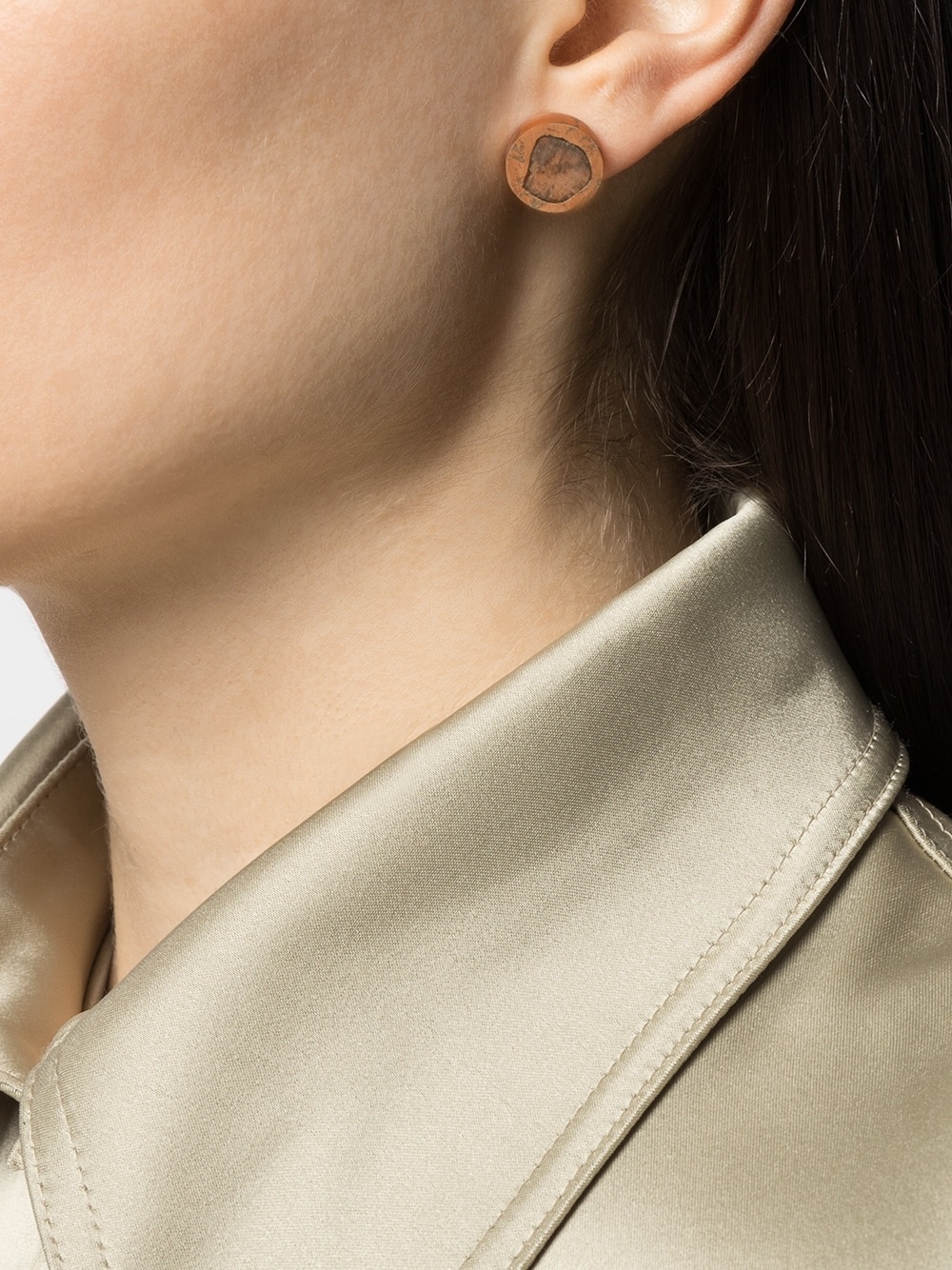 diamond single stud earring - 2