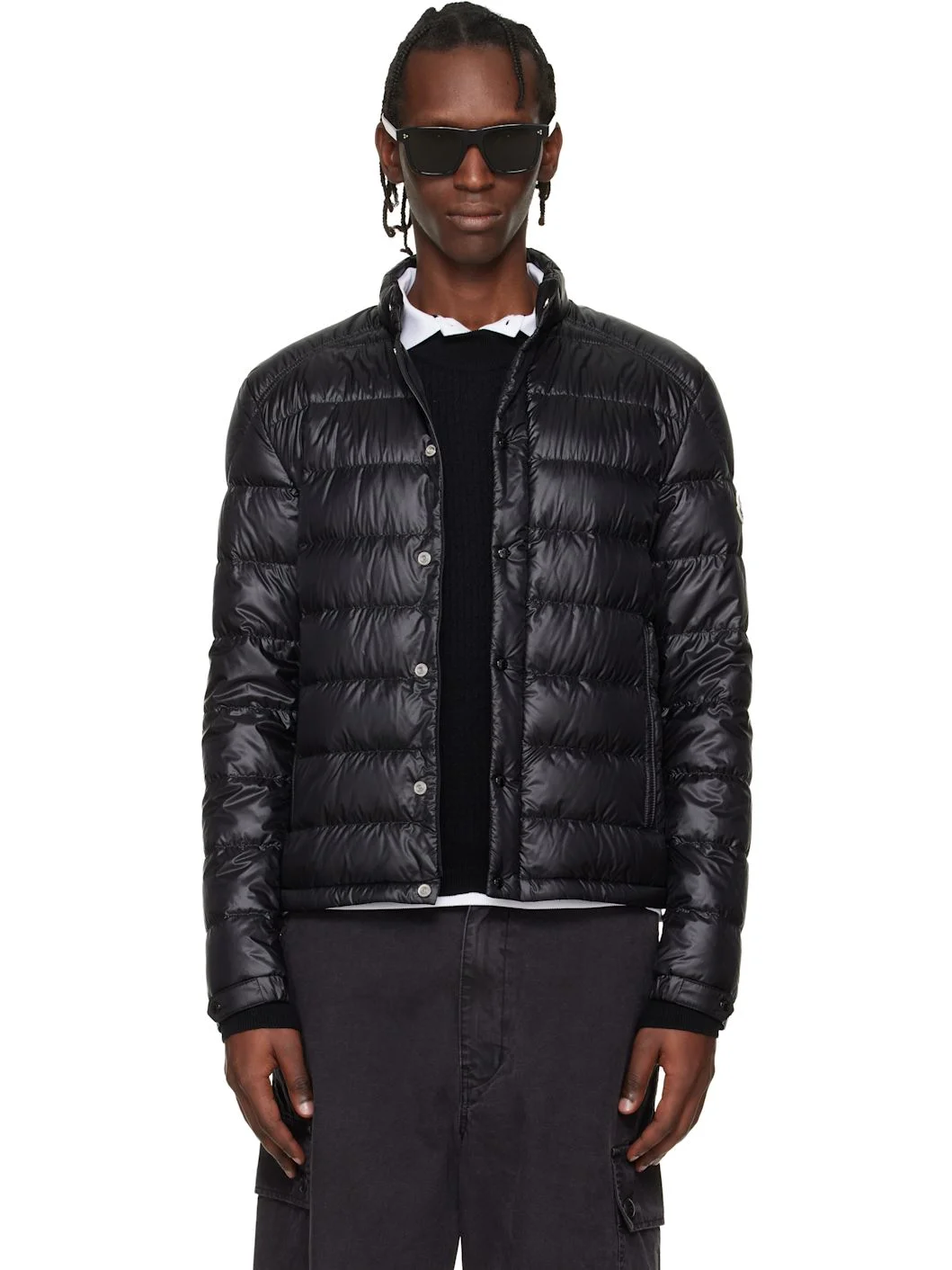 Black Selves Short Down Jacket - 1