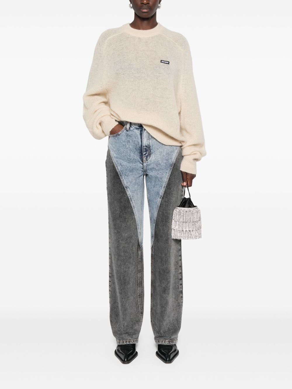 light-knit logo sweater - 2