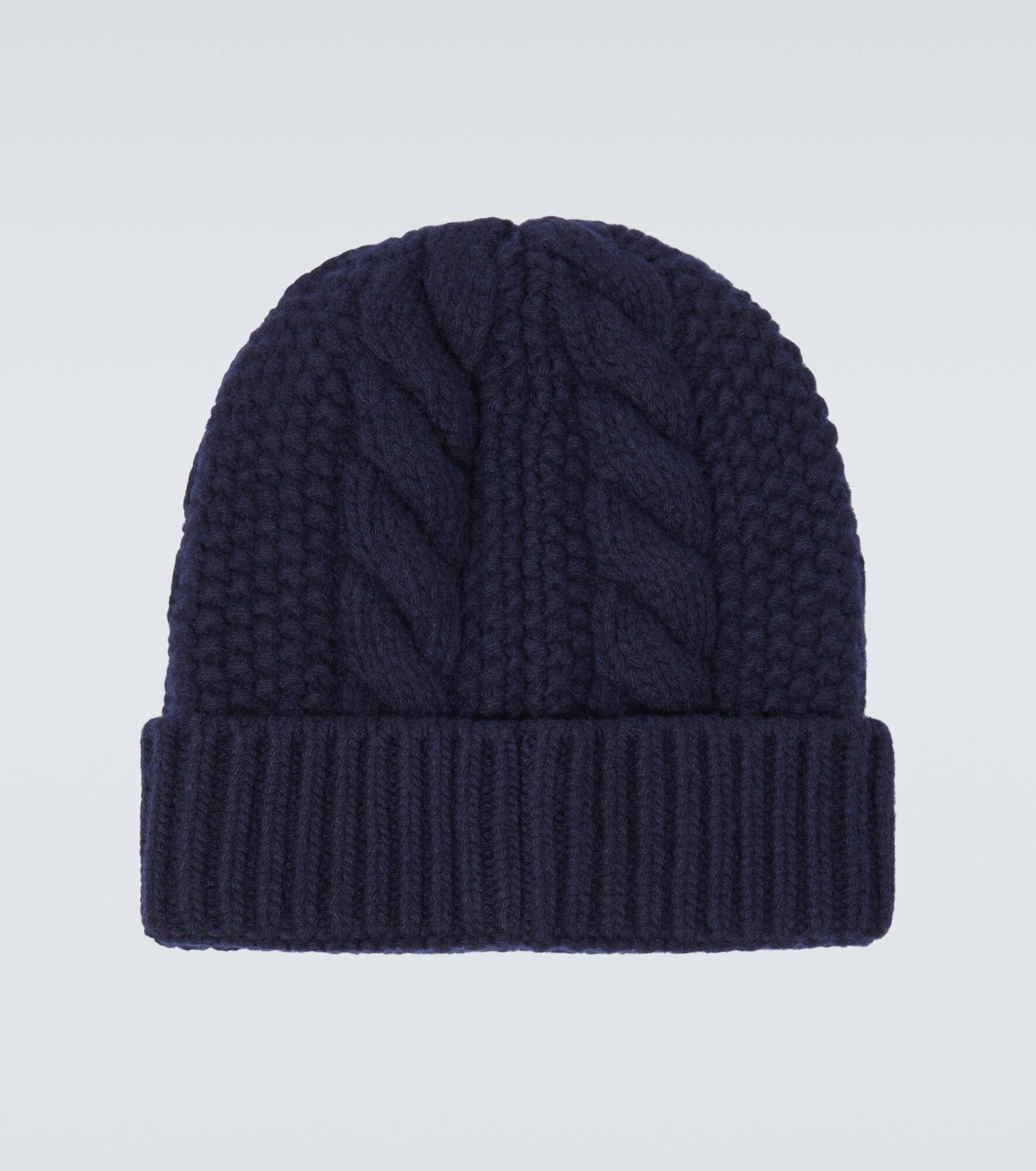 Cable-knit wool and cashmere beanie - 2