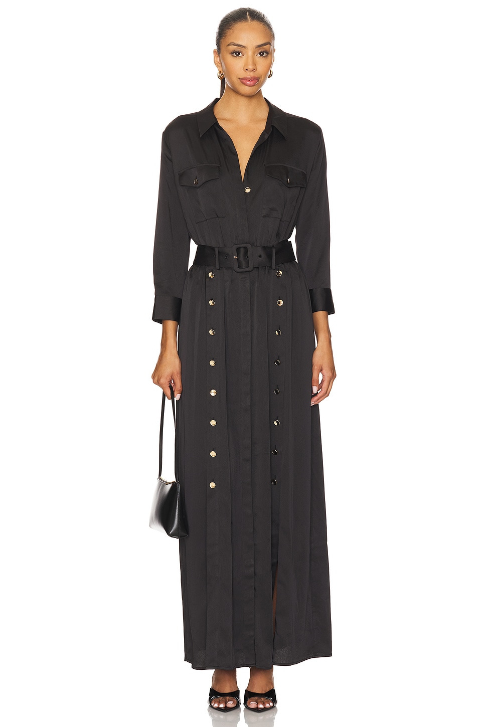 Uriah Shirt Dress With Buttons - 2
