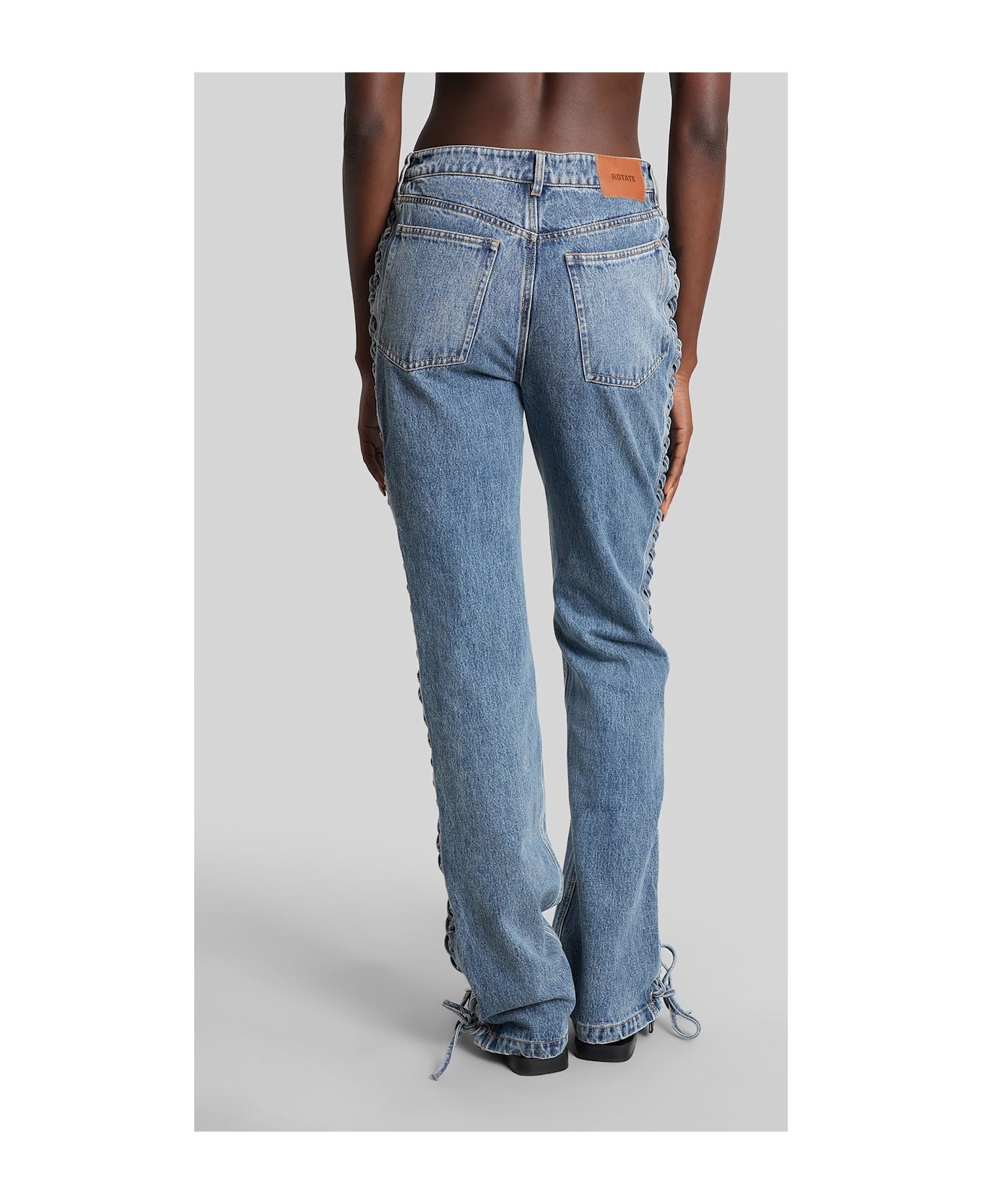 Jeans In Blue Cotton - 3