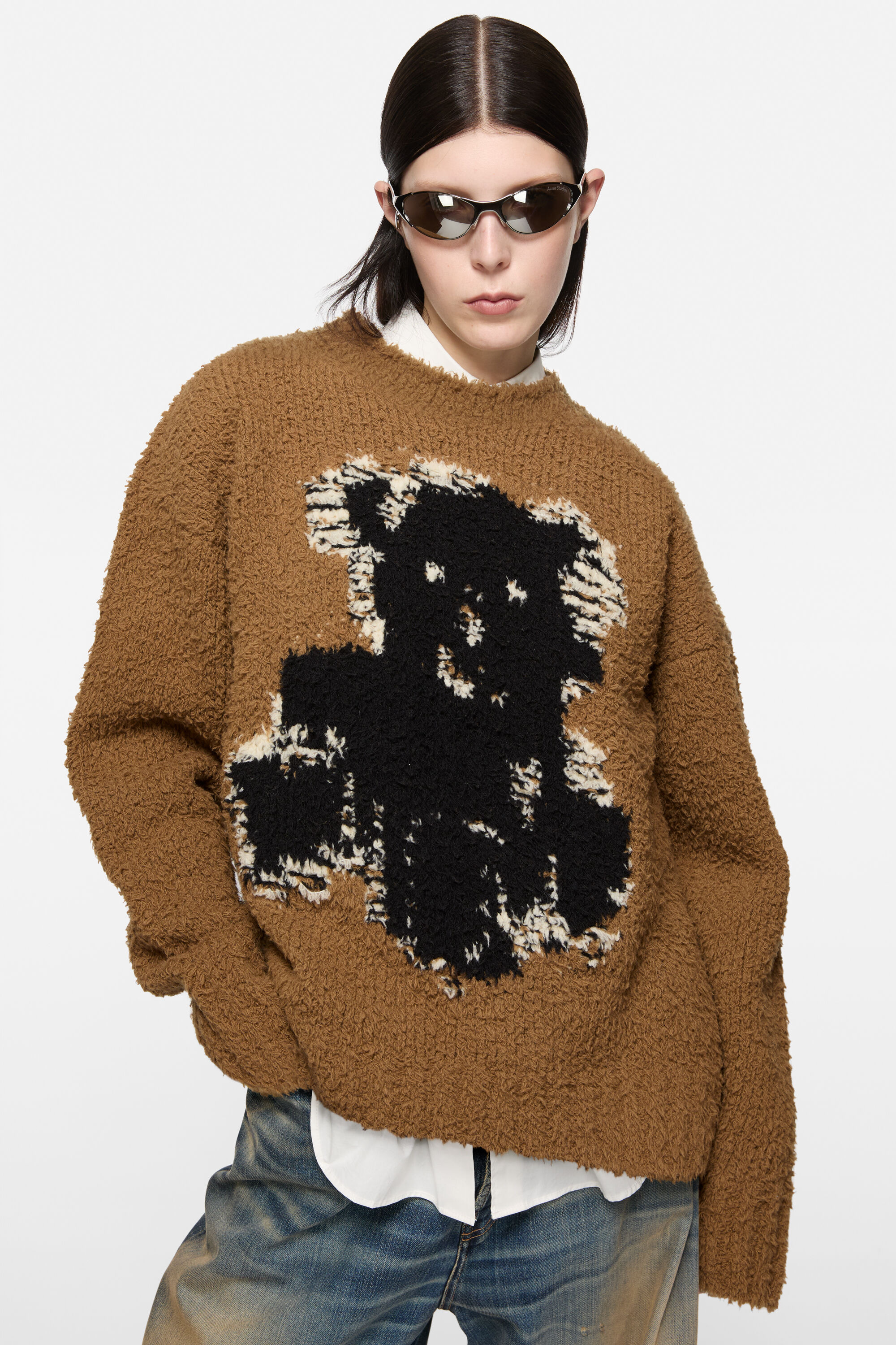 Crewneck sweater - Khaki beige - 4