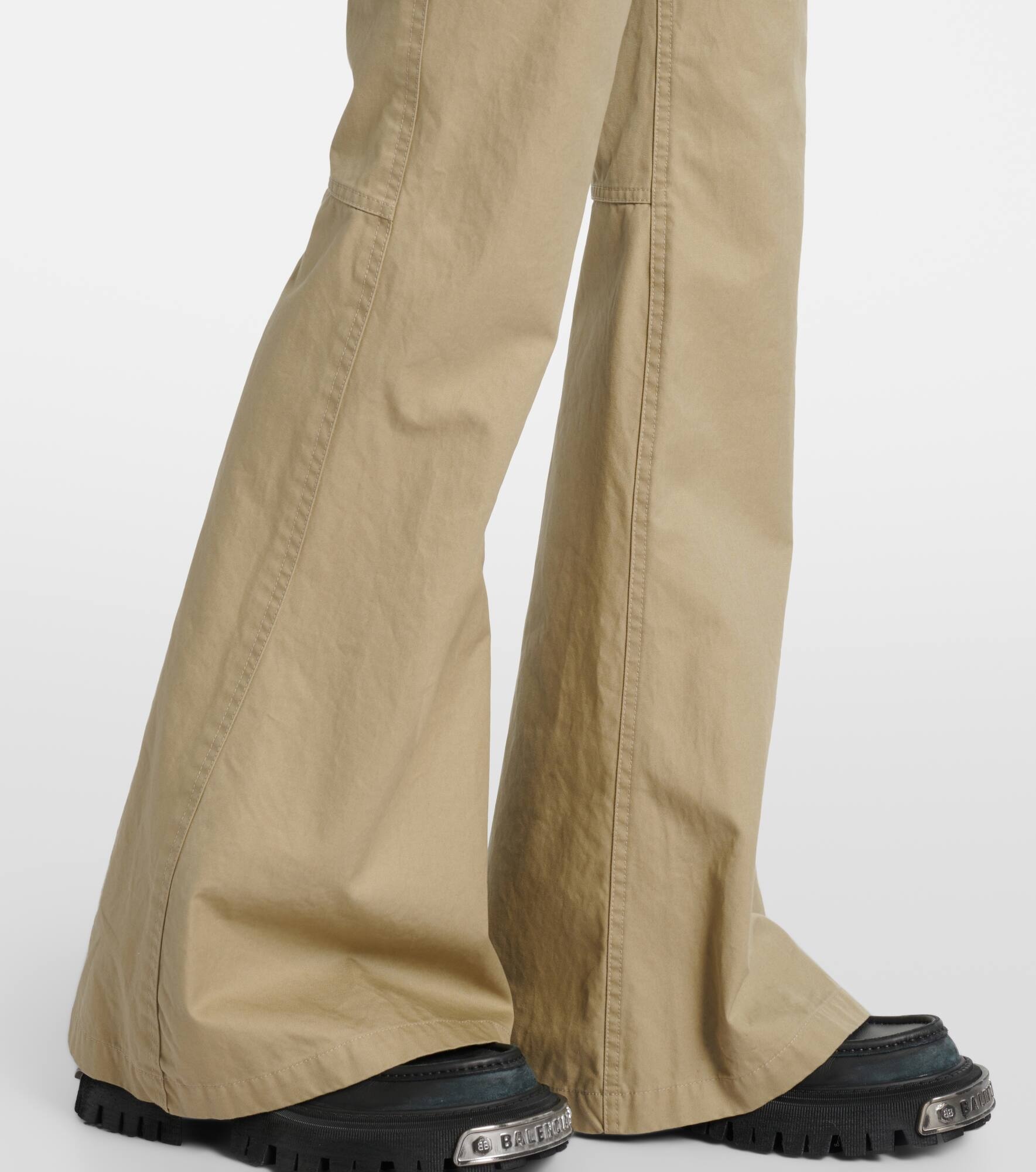 Cotton flared pants - 5