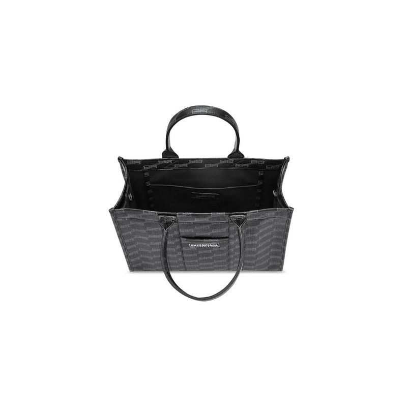 hardware medium tote bag bb monogram coated canvas 4