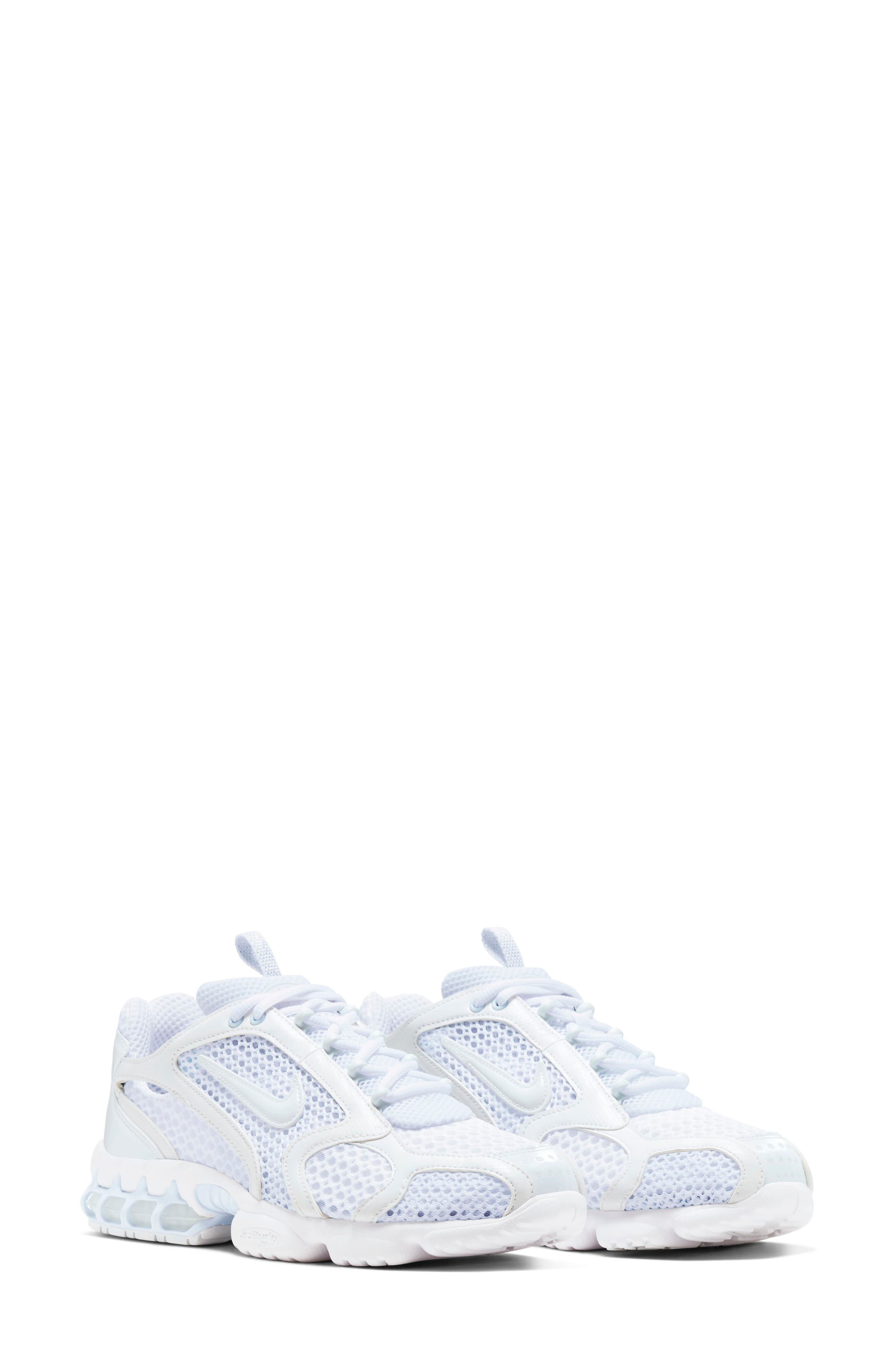 Nike Air Zoom Spiridon Cage 2 Sneaker in White/White/Black at Nordstrom - 1