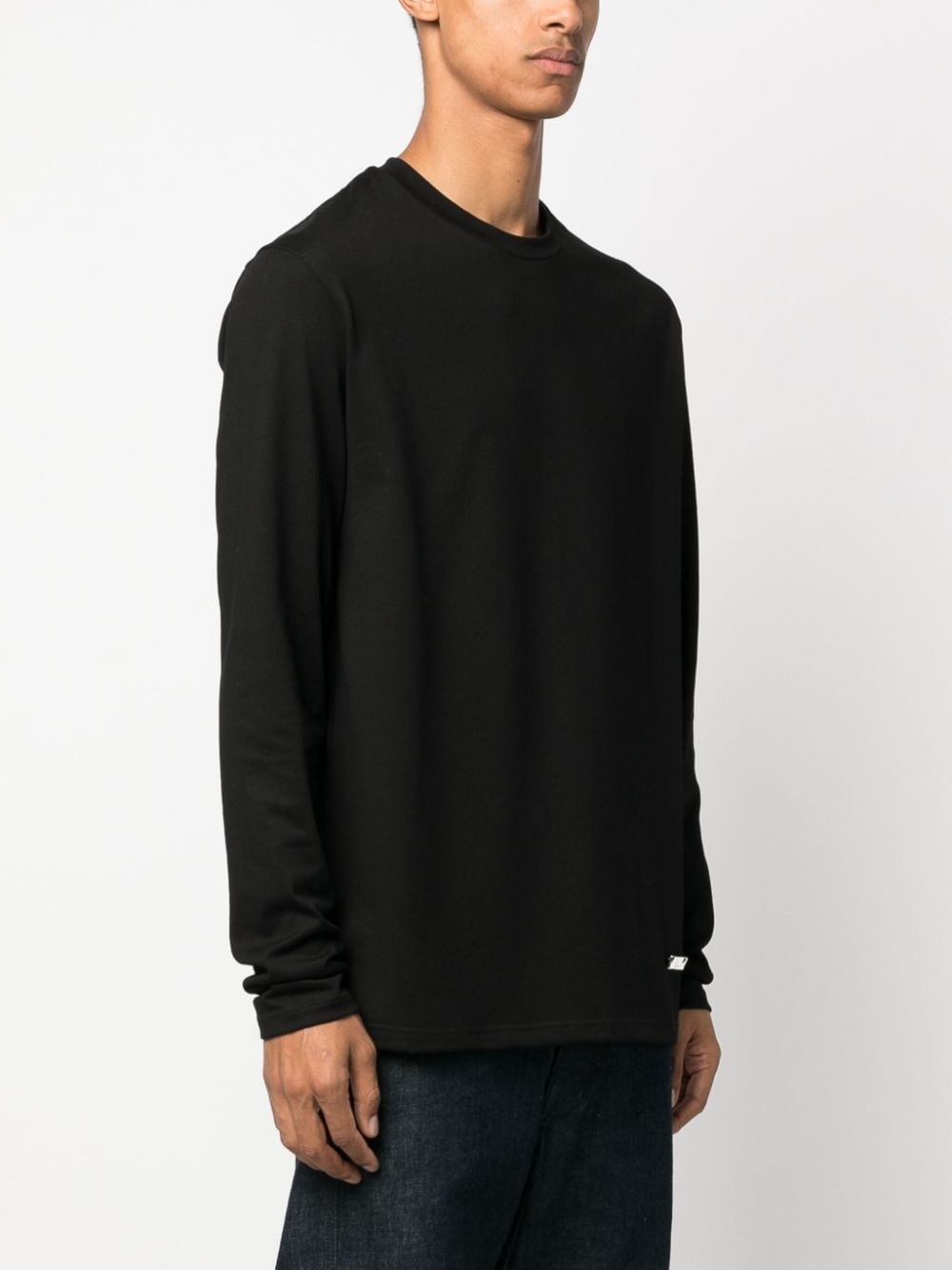 long-sleeved cotton T-shirt - 3