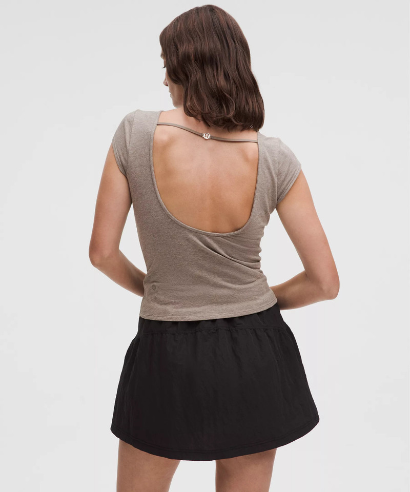 lululemon Organic Cotton Open-Back T-Shirt *Charm outlook