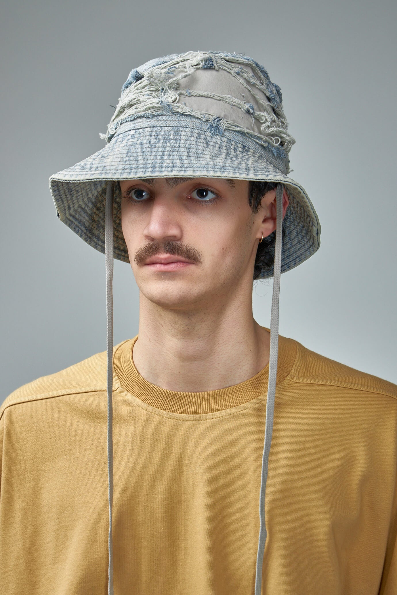 帽子 Rick Owens DRKSHDW DENIM GILLIGAN HAT Rick Owens DRKSHDW Cappello In Denim Gilligan Hat