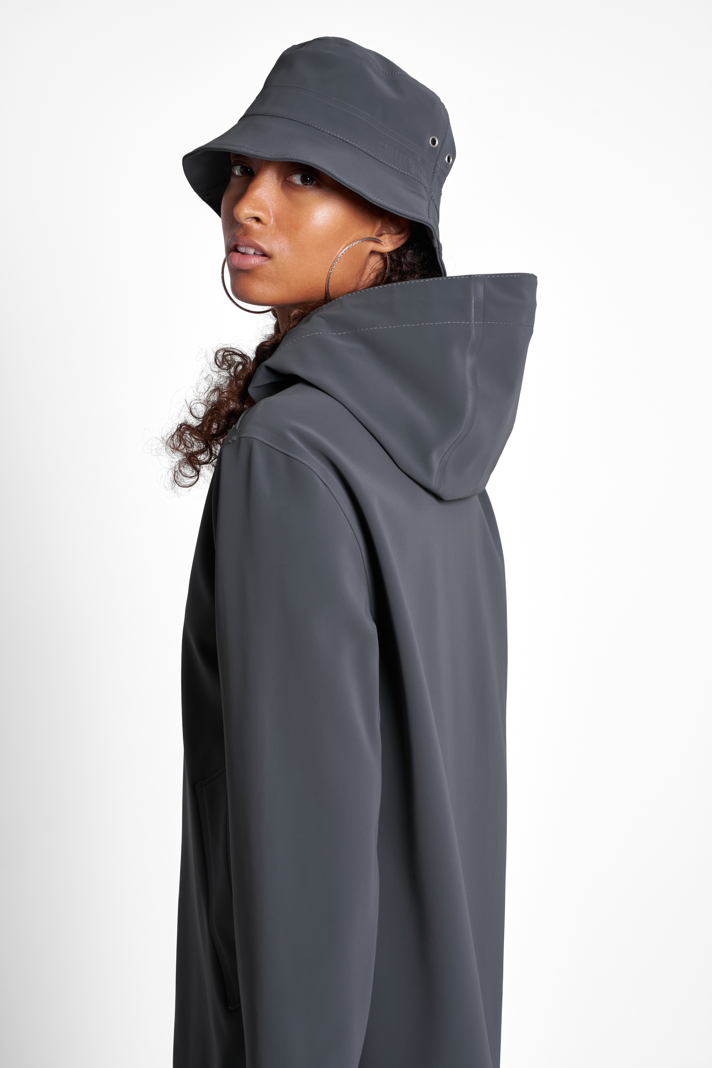 Beckholmen Matte Bucket Hat Charcoal - 2