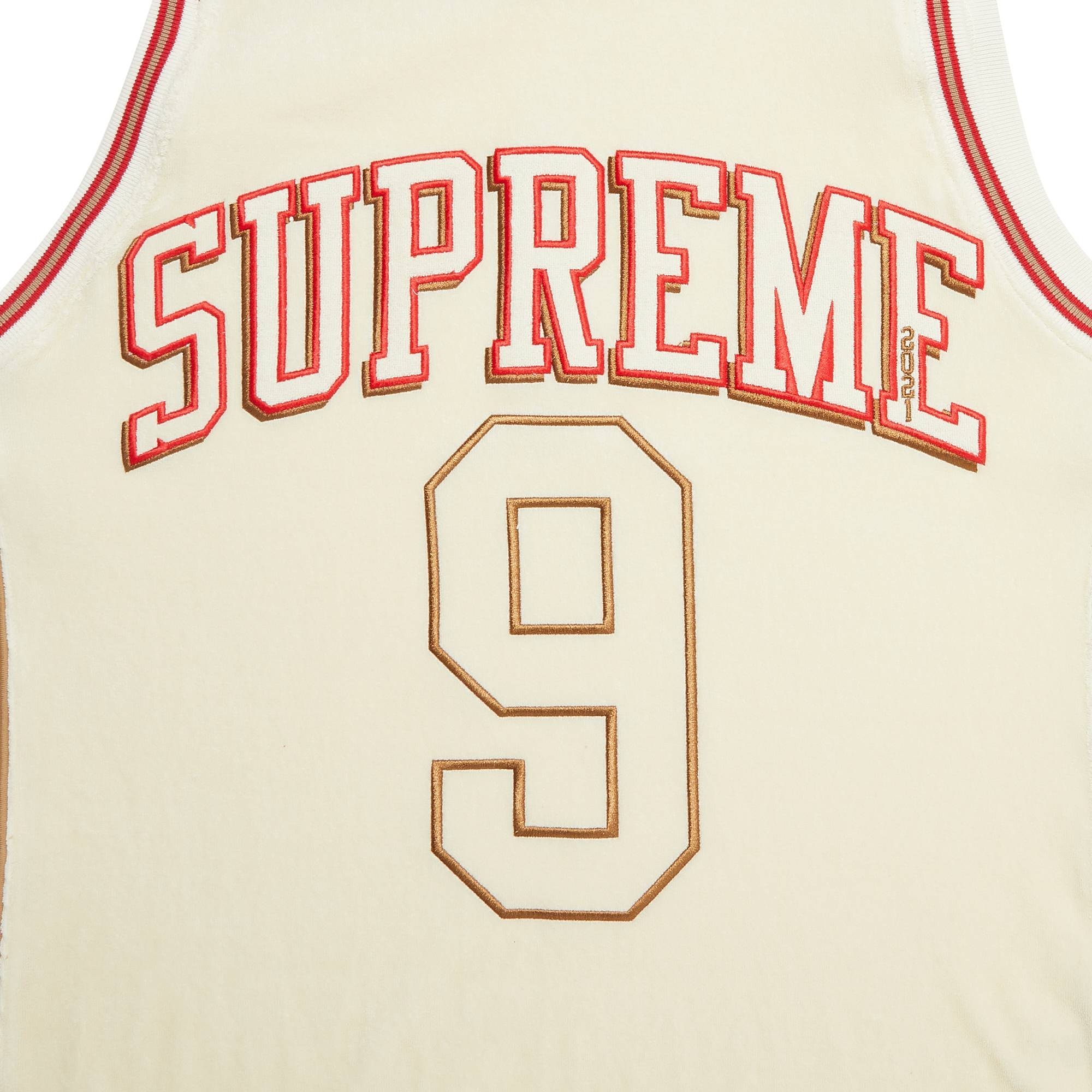 Supreme Terry Basketball Jersey 'Stone' - 3