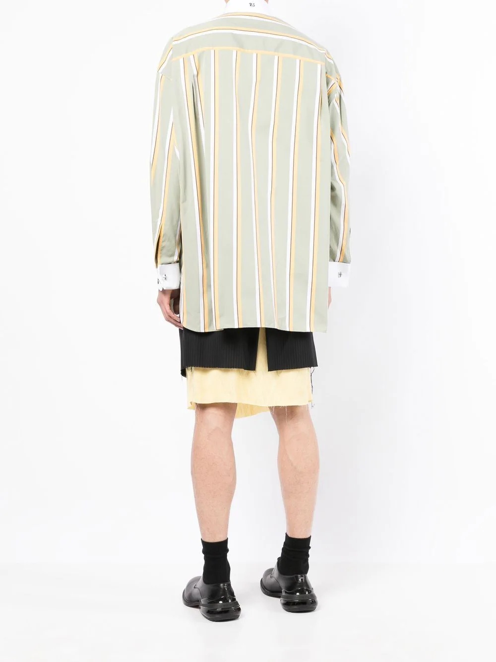 striped oversized shirt - 3