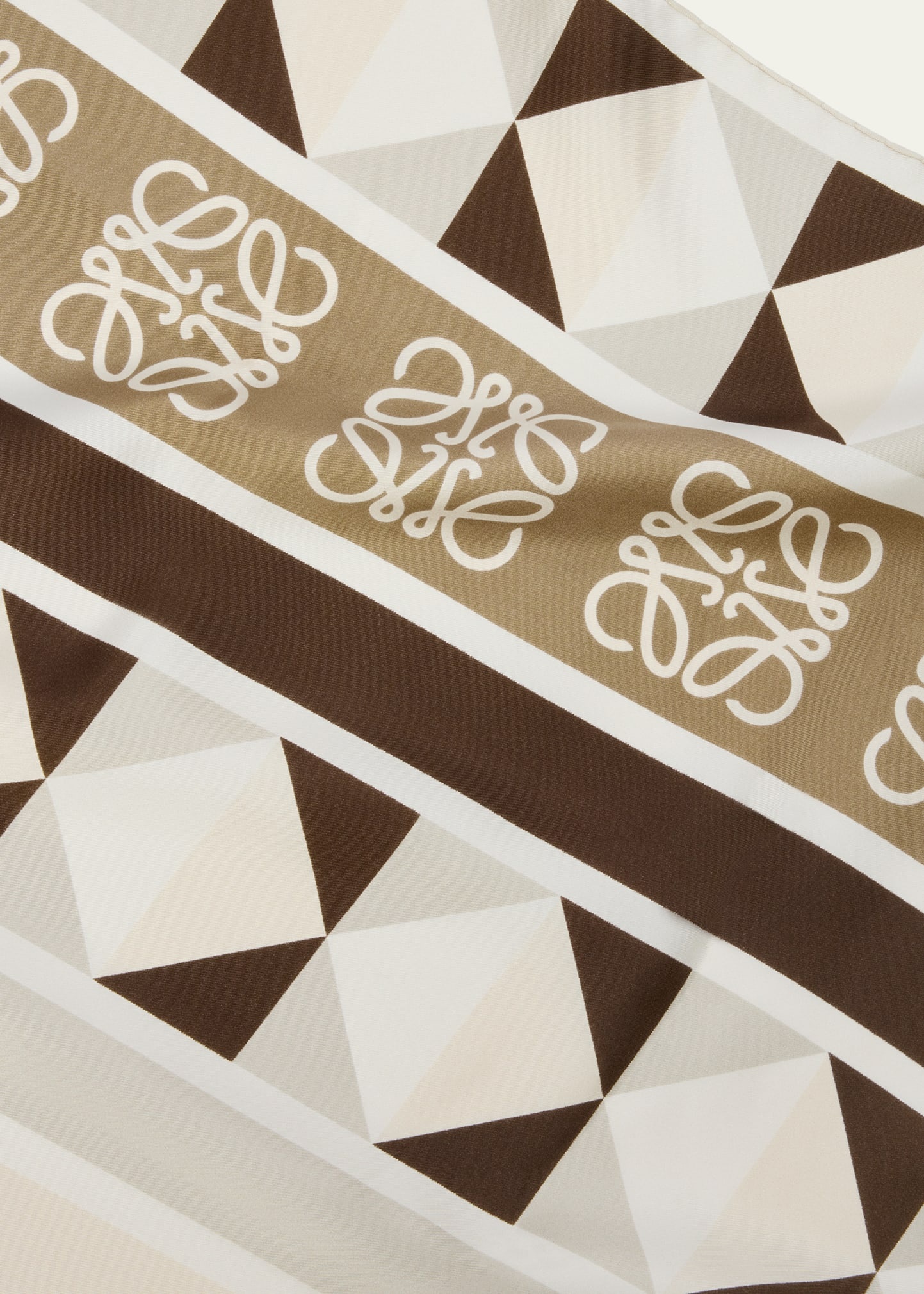 Anagram Compass Silk Twill Scarf - 2