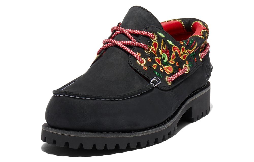 Timberland 3-Holes Boot Shoes x CLOT 'Black' A5Z1HW - 2